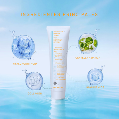 Crema coreana para quitarte bolsa de ojos y patas de gallo