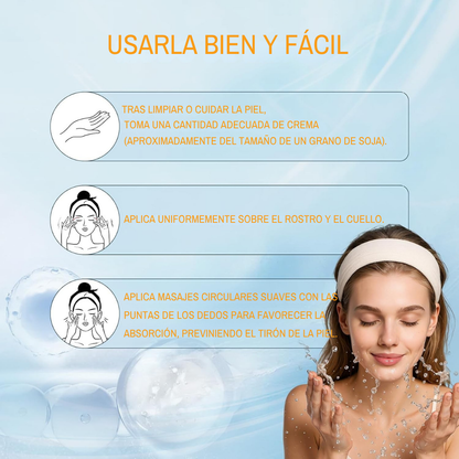 Crema coreana para quitarte bolsa de ojos y patas de gallo