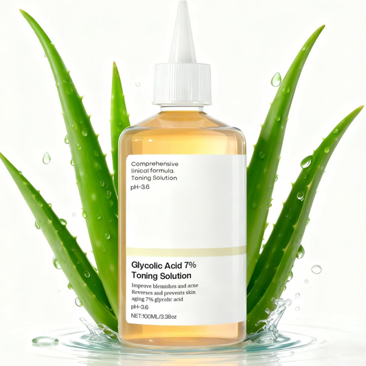 Ácido glicólico anti envejecimiento de la piel