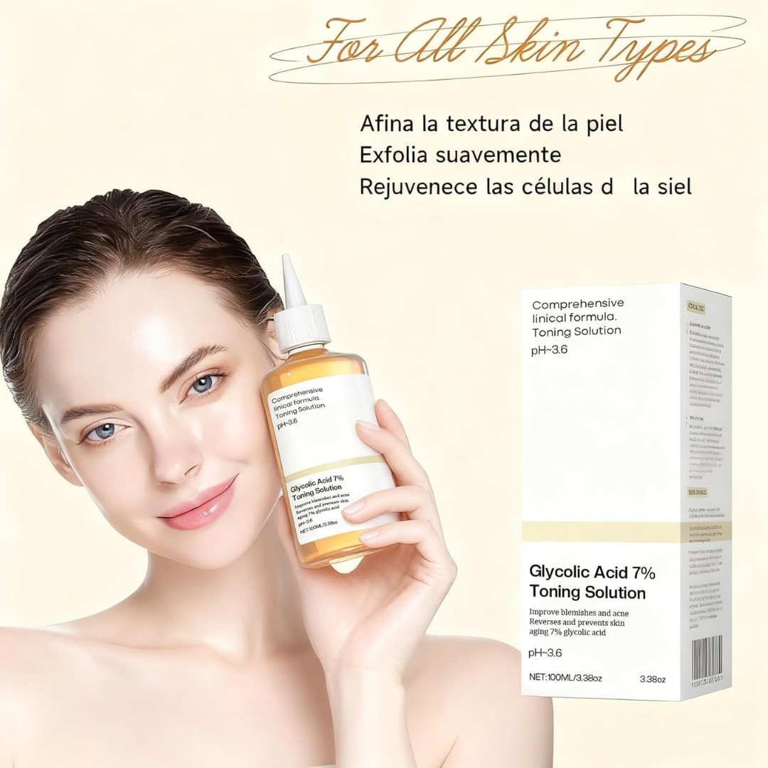 Ácido glicólico anti envejecimiento de la piel