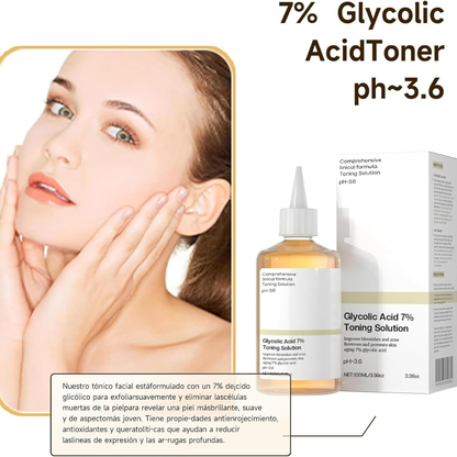 Ácido glicólico anti envejecimiento de la piel